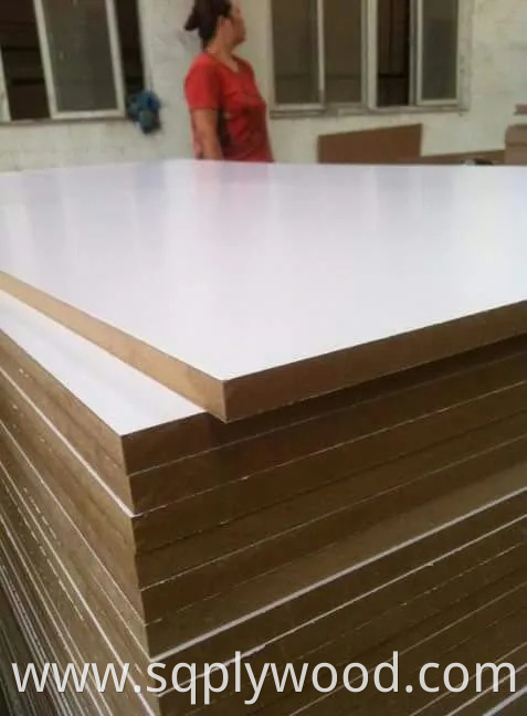 Factory Sale Slot MDF Melamine Faced MDF